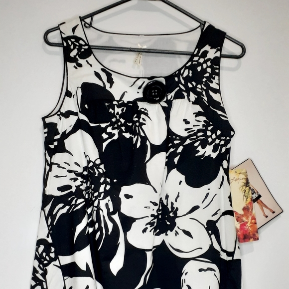 Lapis black and white dress - Picture 2 of 6